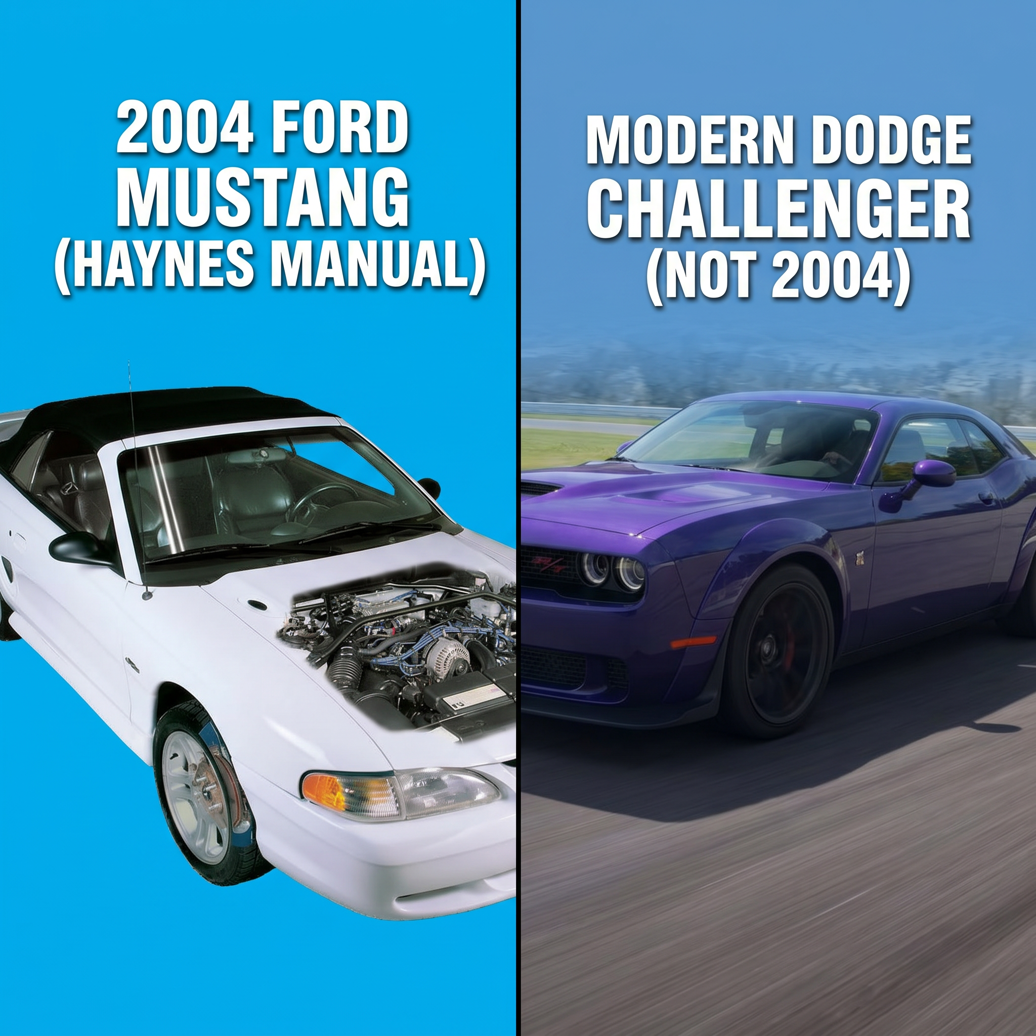 2004 Mustang vs Challenger: The Year Mismatch, Then The Real Comparison