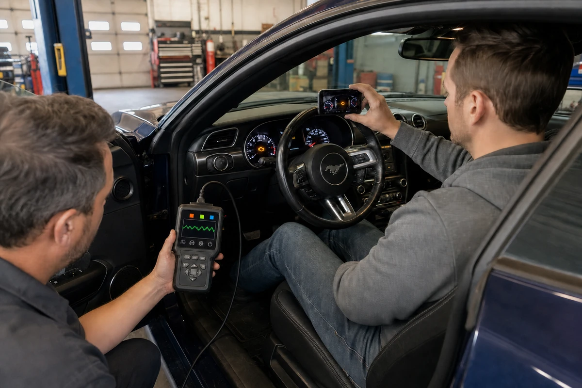 Before You Clear the Code: A Mustang Check-Engine-Light Field Note